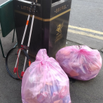 Bags, bin, hoop, picker